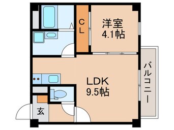 間取図 ARCA豊中蛍池