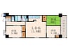 グランウエスト綾小路 3LDKの間取り