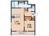 D-residence中桜塚 1LDKの間取り