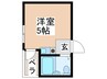エミネントアビコ 1Rの間取り