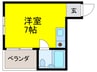 エミネントアビコ 1Rの間取り