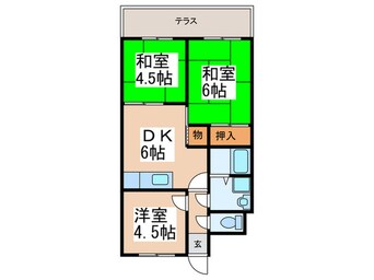 間取図 光コ－ポⅠ