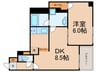 ｴｽﾃﾑﾌﾟﾗｻﾞ梅田・中崎町Ⅱ(504) 1DKの間取り