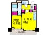 CORAL KOTOBUKI踞尾 1LDKの間取り