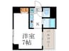 プレジ－ル西院 1Kの間取り