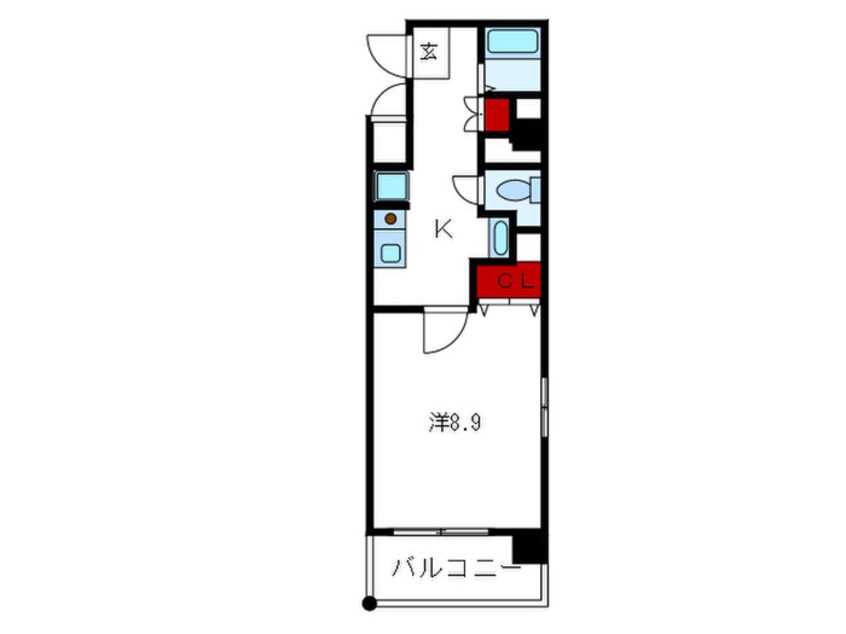 間取図 ＤＯＭみなと元町