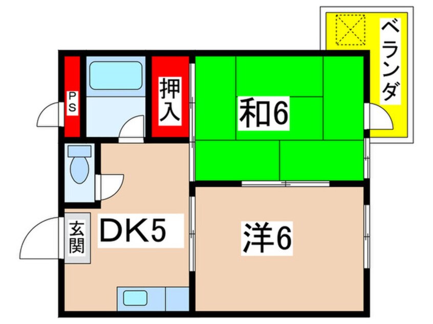 間取図 サンバリエ太秦