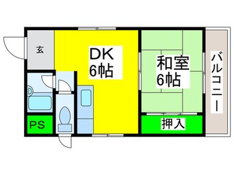 間取図 ハイツ一条