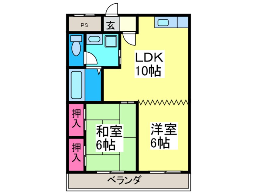 間取図 フレグランス