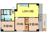 プチメゾン越水 3LDKの間取り