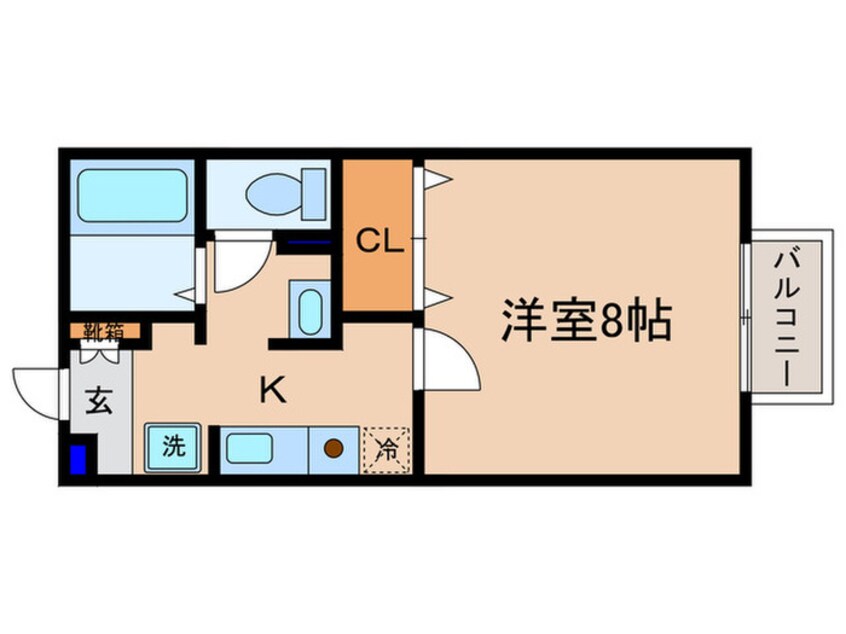 間取図 ティアラＲｏｏｍユキ