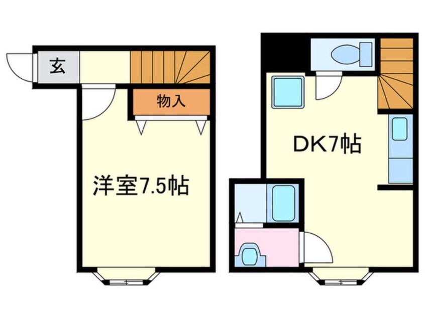 間取図 ル・コルヌイエⅠ