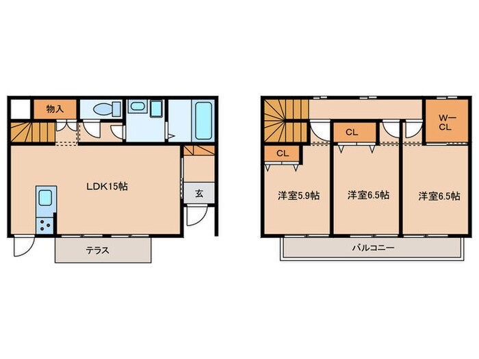 間取り図 花住坂HillA棟