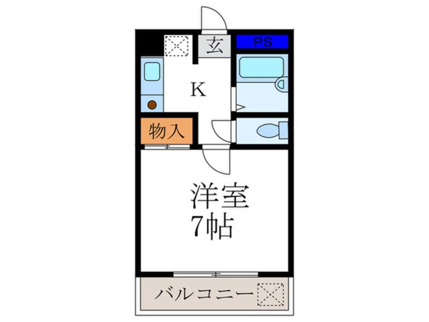 間取図 ＯＡＳＩＳ　２１