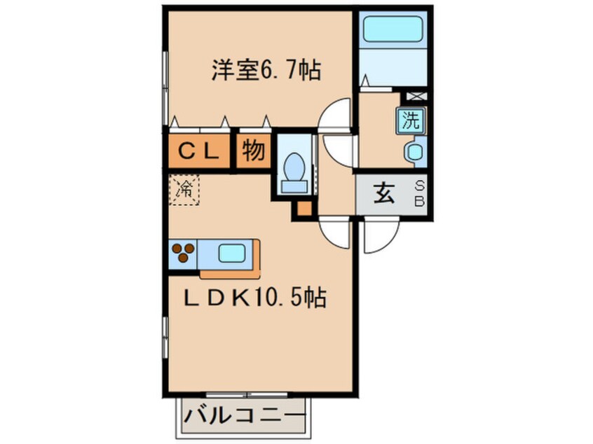 間取図 ハ－トライフＫ