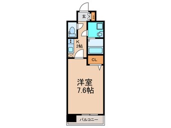 間取図 レジデンス塚本クラージュ(601)