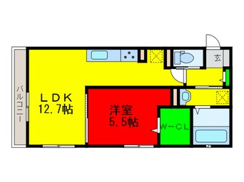 間取図 ディーモンテ深井沢町