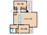 GROOVE堺東レジデンス 2LDKの間取り