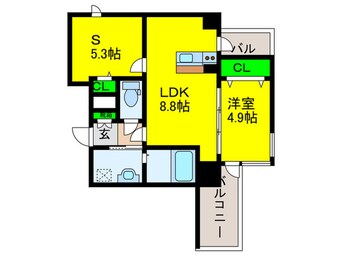 間取図 GROOVE堺東レジデンス