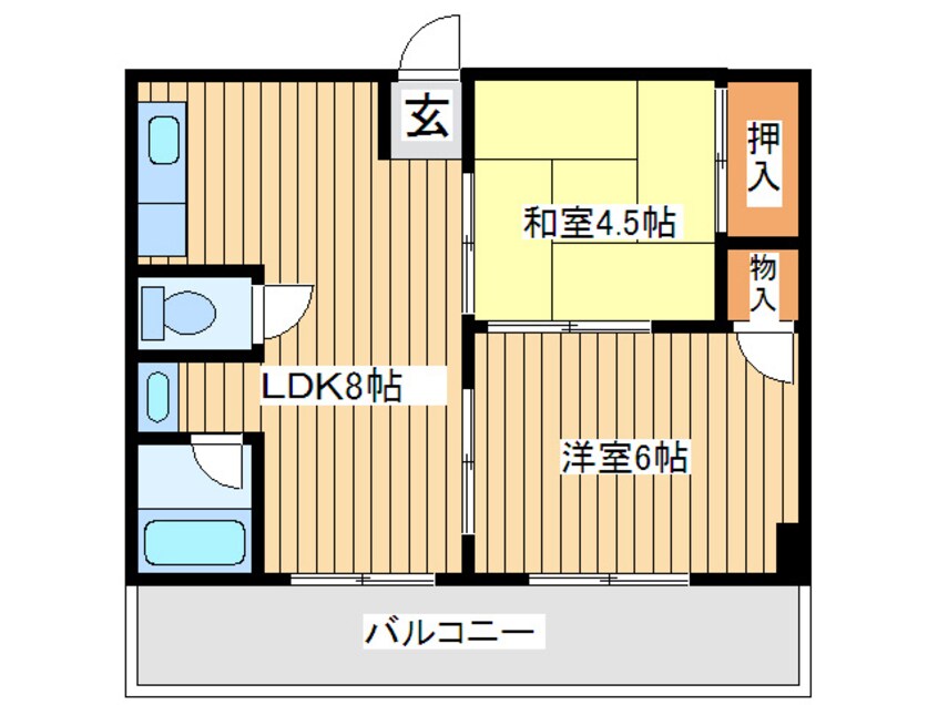 間取図 東宝マンション