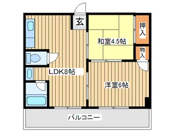 間取図 東宝マンション