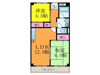 間取図 ロイヤル千里丘