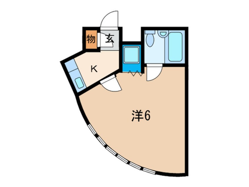 間取図 キャッスル甲子園