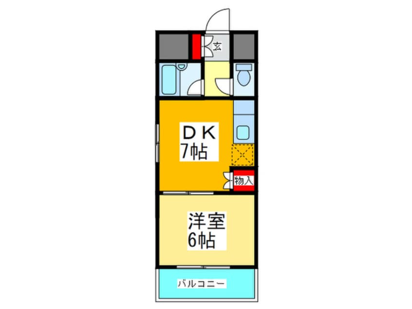 間取図 PALMIZIO鶴橋