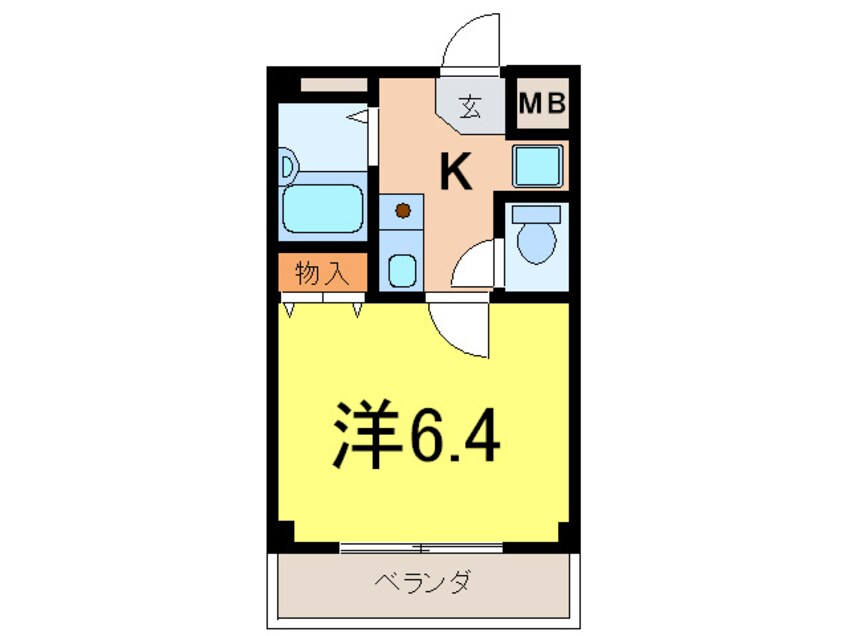 間取図 ﾜｲｽﾞｺｰﾄ吉富