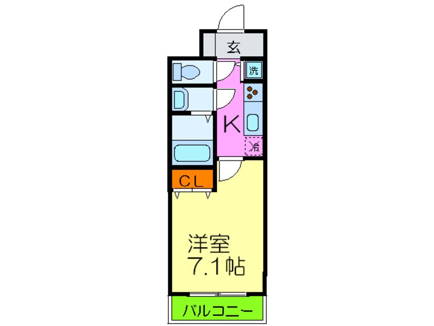 間取図 ＫＤＸレジデンス三宮