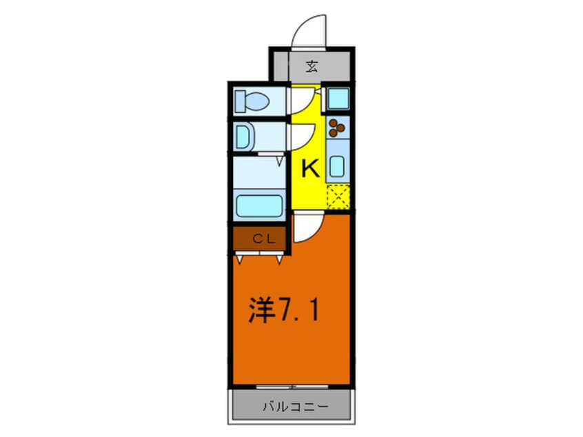 間取図 ＫＤＸレジデンス三宮