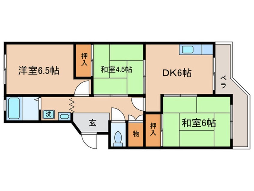 間取図 第２藤田マンション