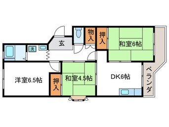 間取図 第２藤田マンション