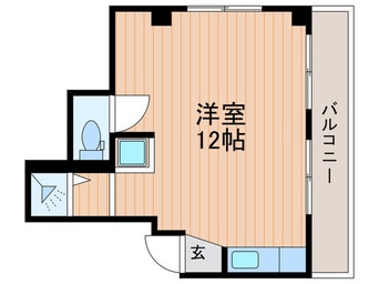 間取図 コアフ－ル豊中