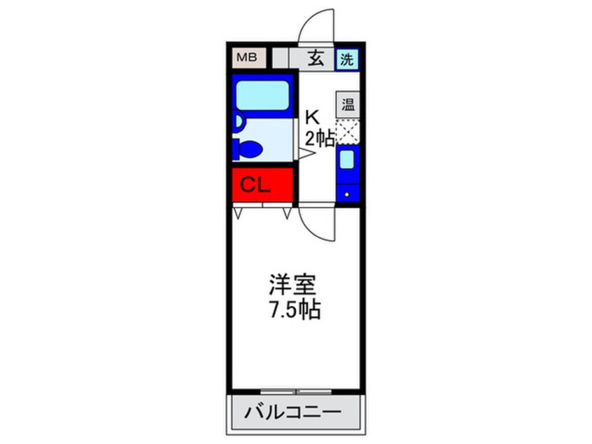 間取図 セジュール服部