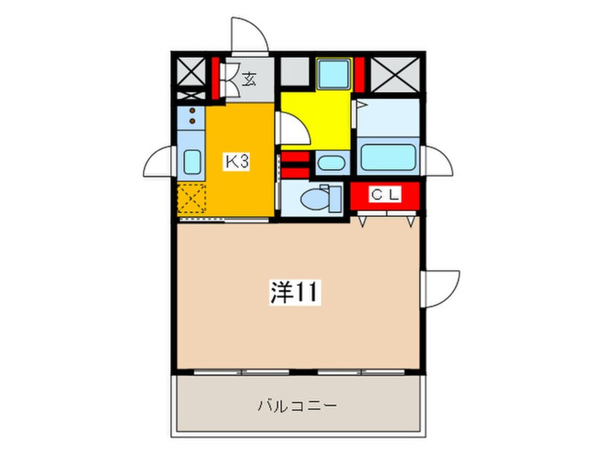 間取図 FLATINNUESHIO