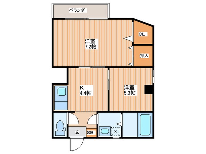 間取り図 福田マンション
