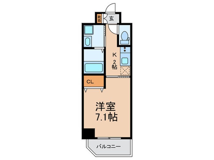 間取り図 Ｋ－フロント今宮四番館