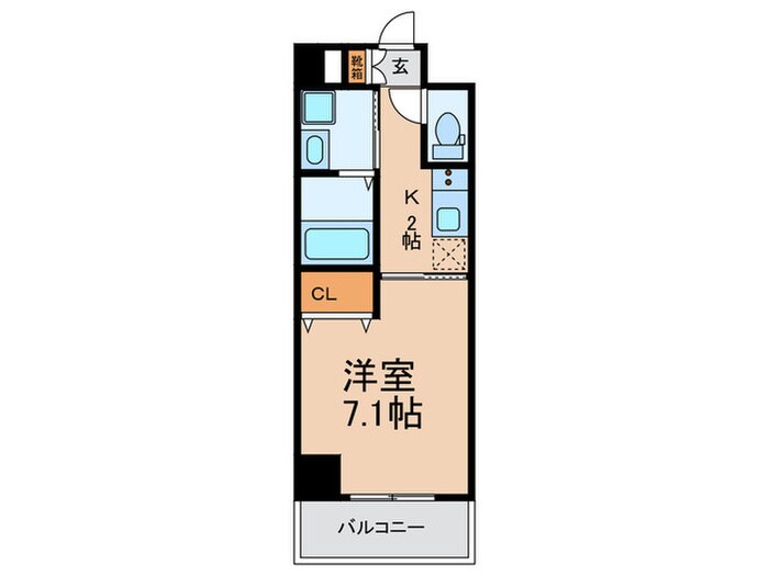 間取り図 Ｋ－フロント今宮四番館