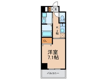 間取図 Ｋ－フロント今宮四番館