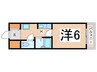 ノア－ズア－ク８８ 1Kの間取り