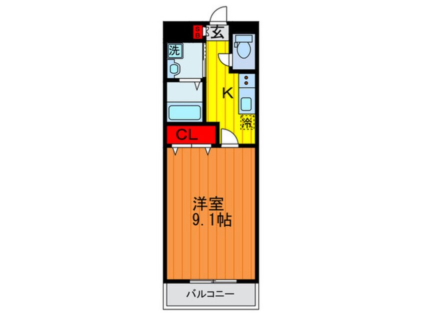 間取図 ルーエプラッツェ大日