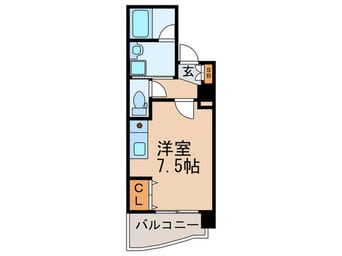 間取図 ヴォルベ－ル中崎