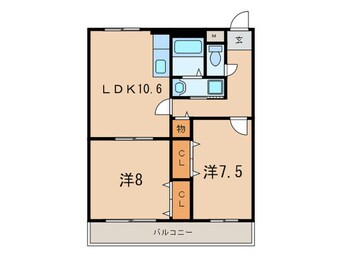 間取図 ハイツ西町