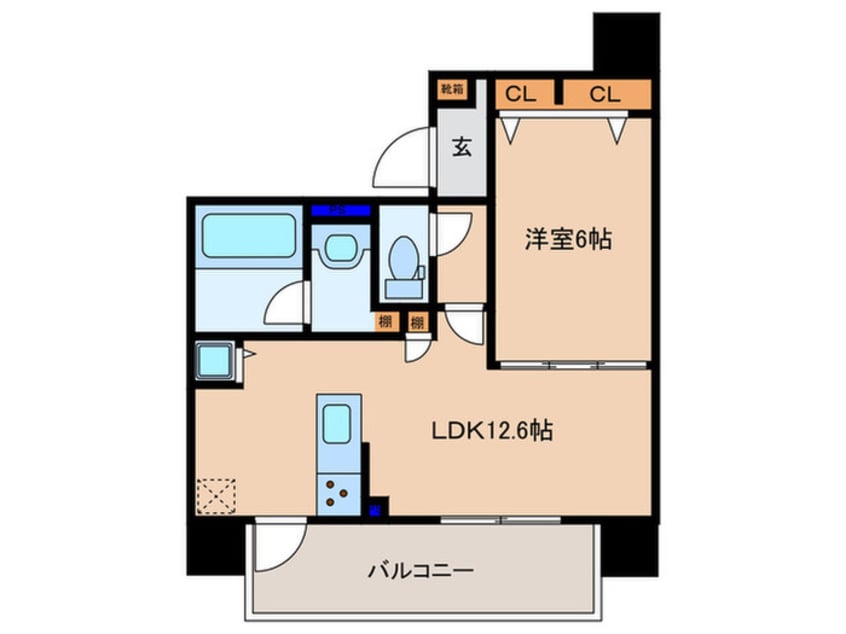 間取図 ブランシエスタ都島通
