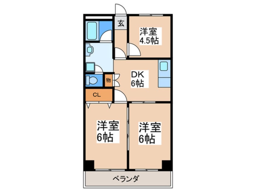 間取図 ファースト巽南