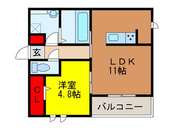 間取図 セジュールビブロ