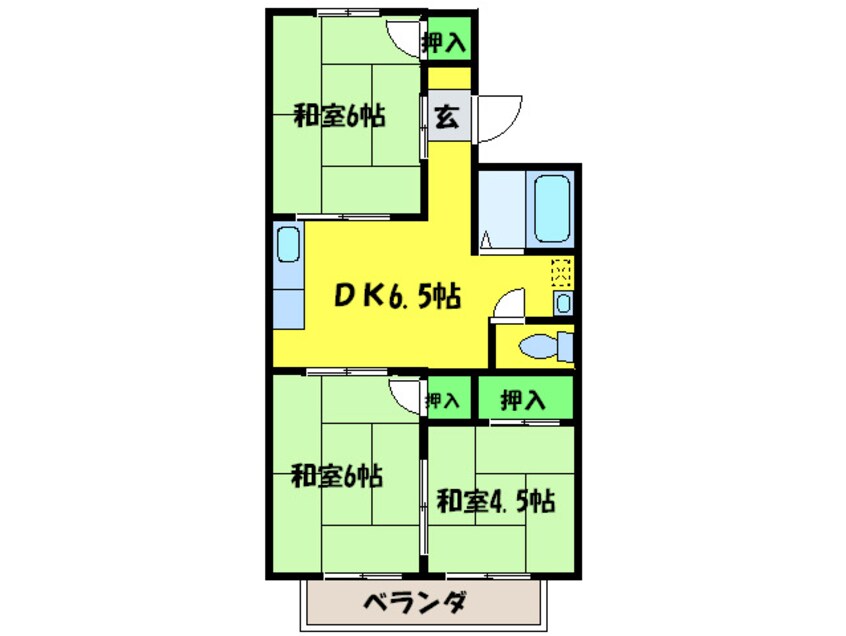 間取図 ハウスＫ