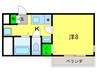 ヴィクトワ－ル 1Kの間取り