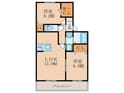 メルヴェーユB棟の間取図